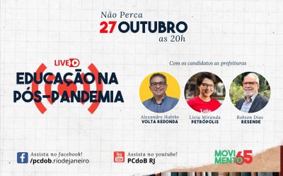 PCdoB-RJ realizará uma série de lives com suas candidatas e candidatos