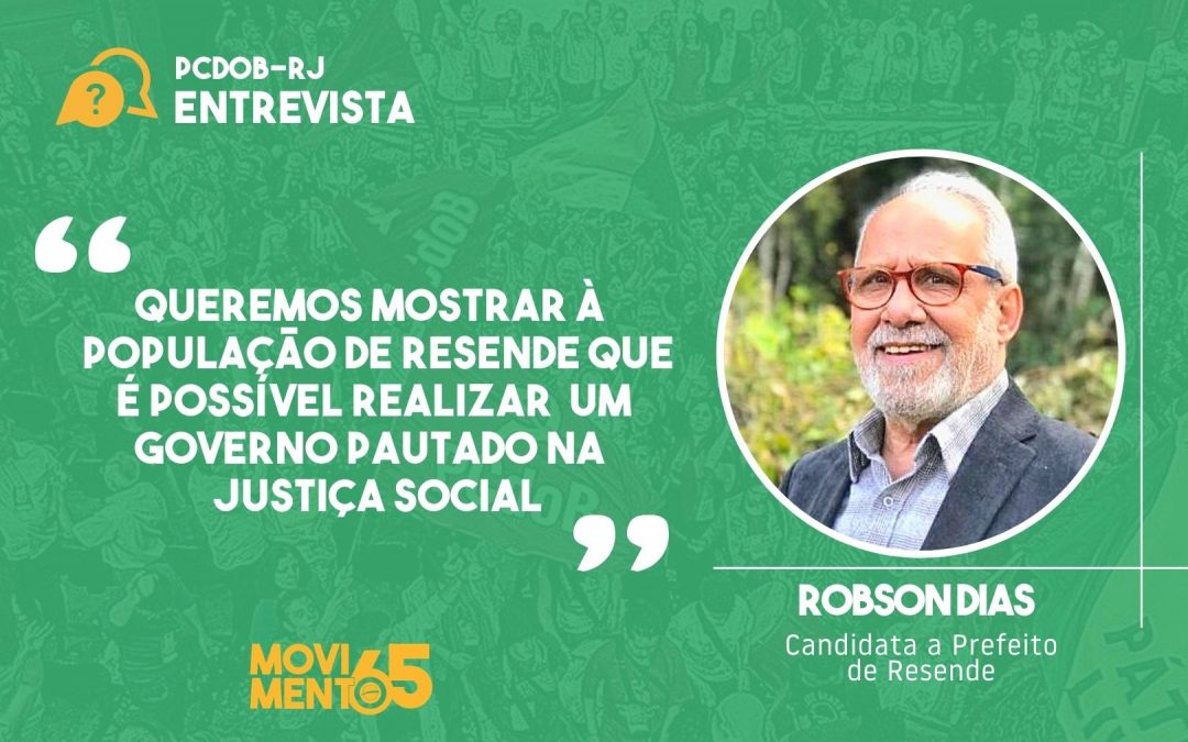 Robson Dias: “Entendemos a necessidade de uma frente progressista no município”