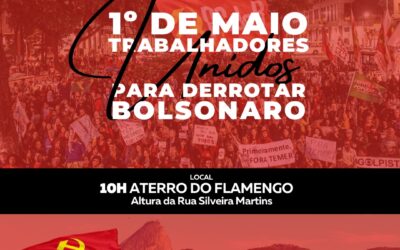 Ato unitário do 1º de maio será no Aterro do Flamengo