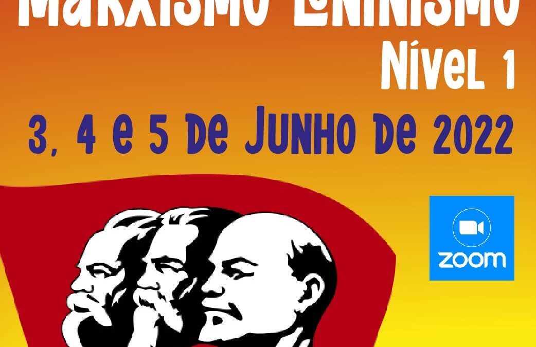 3, 4 e 5 de junho: Curso de Iniciação ao Marxismo (Nível 1)