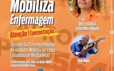 Enfermeira Rejane convida categoria para a caminhada “Mobiliza Enfermagem”