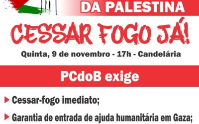 9 de novembro: Ato em defesa da Palestina