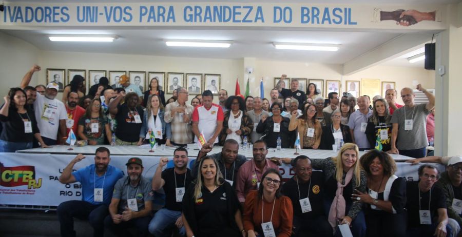 VI Congresso da CTB-RJ se encerra com clima de unidade e reeleição de Paulo Sérgio Farias